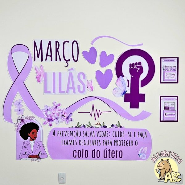 Painel – Março Lilás - Prevenção - Imagem 2