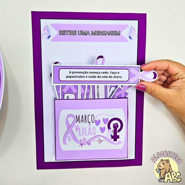 Painel – Março Lilás - Prevenção - Imagem 4