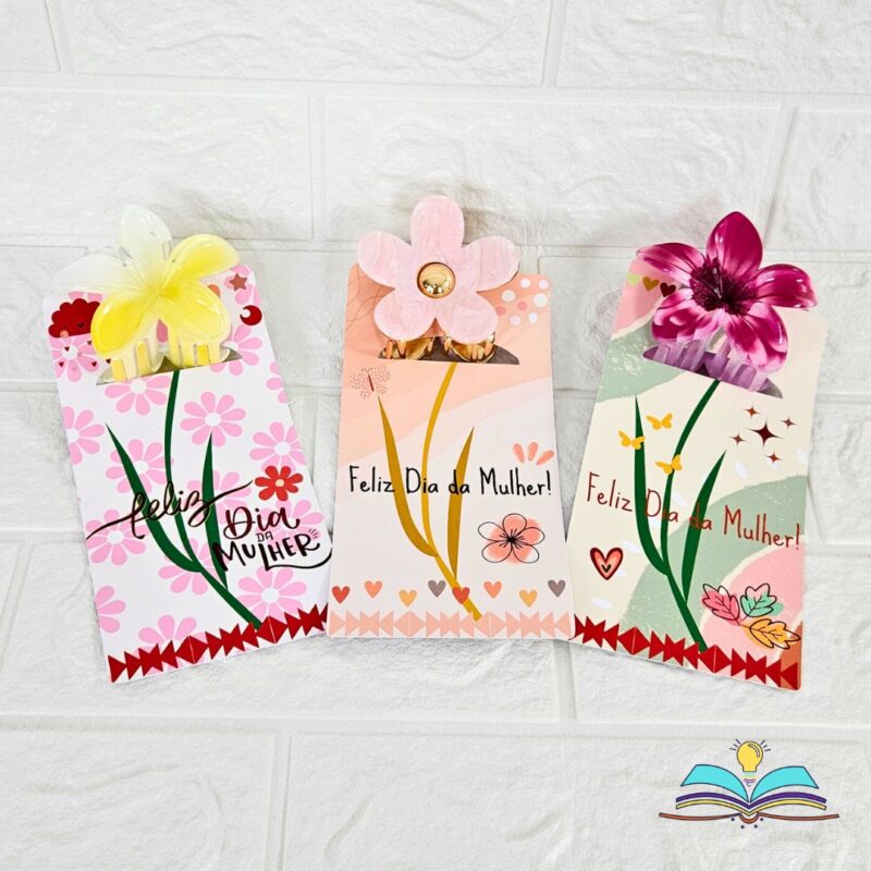 Card para Presilha - Dia da Mulher