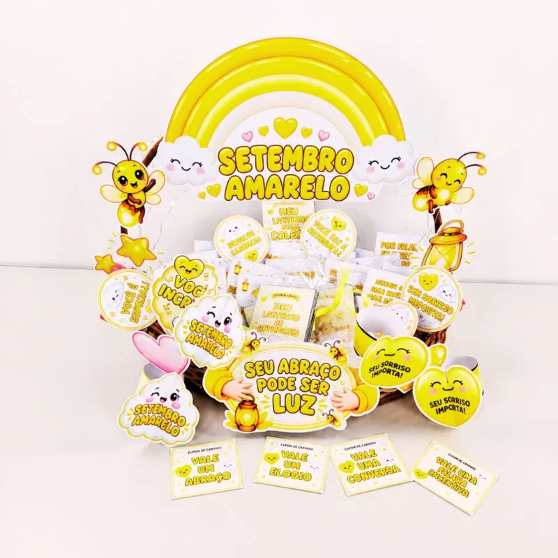 Cesta Setembro Amarelo - Luz