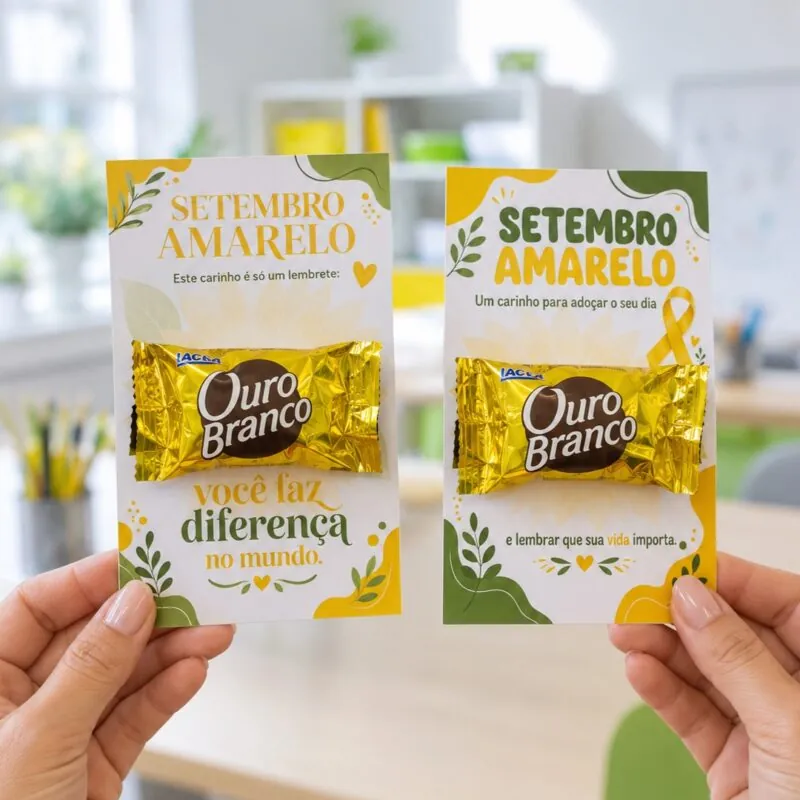 Cartão Setembro Amarelo - Diferença