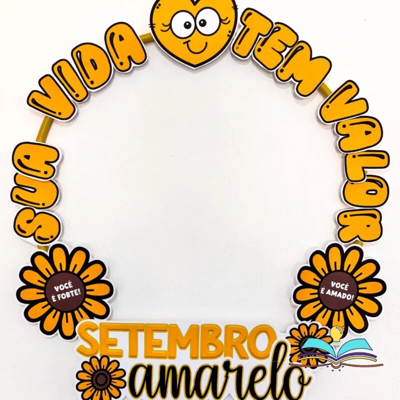 Moldura Bambolê Setembro Amarelo