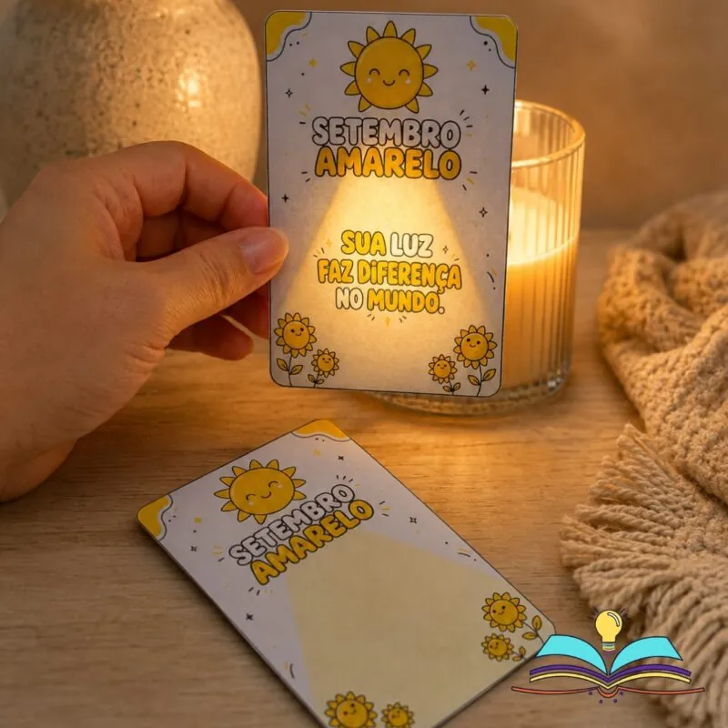 Cartão Setembro Amarelo - Luz