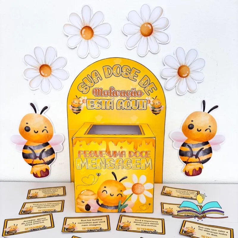 Caixa Motivacional Setembro Amarelo