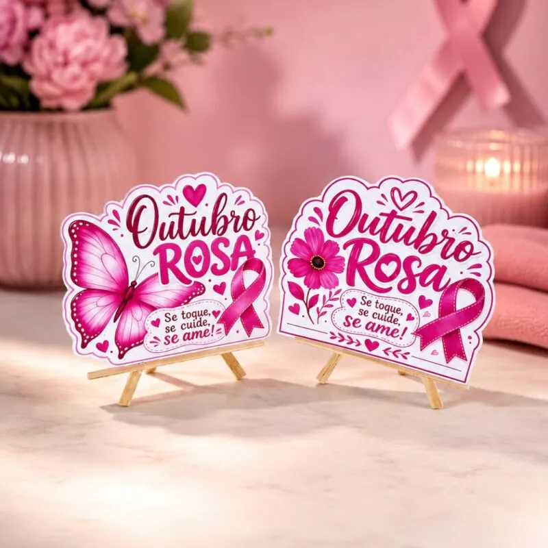 Cavalete - Outubro Rosa